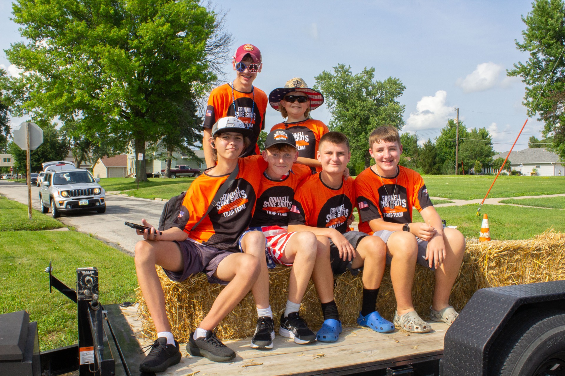 Grinnell Sure Shots Parade Group Photo