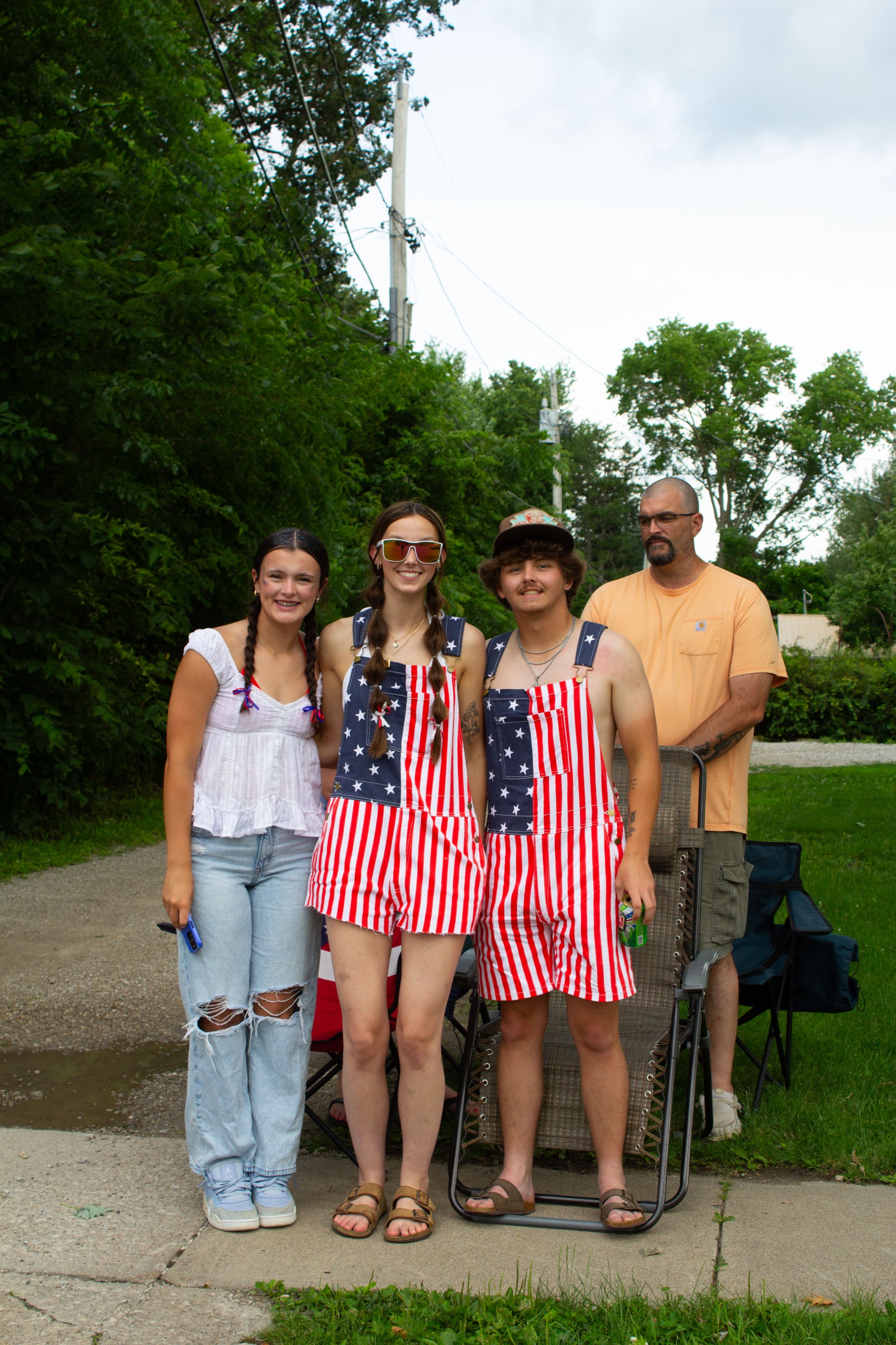 Parade watchers